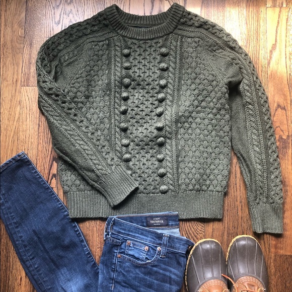 J. Crew Sweaters - J. Crew Pompom Sweater